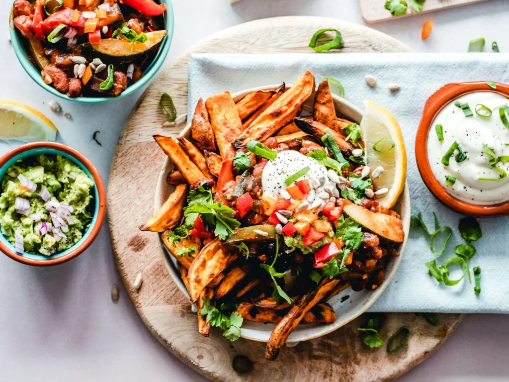 Spicy Sriracha Veggie Fries-Vegetarian Street Food Recipes