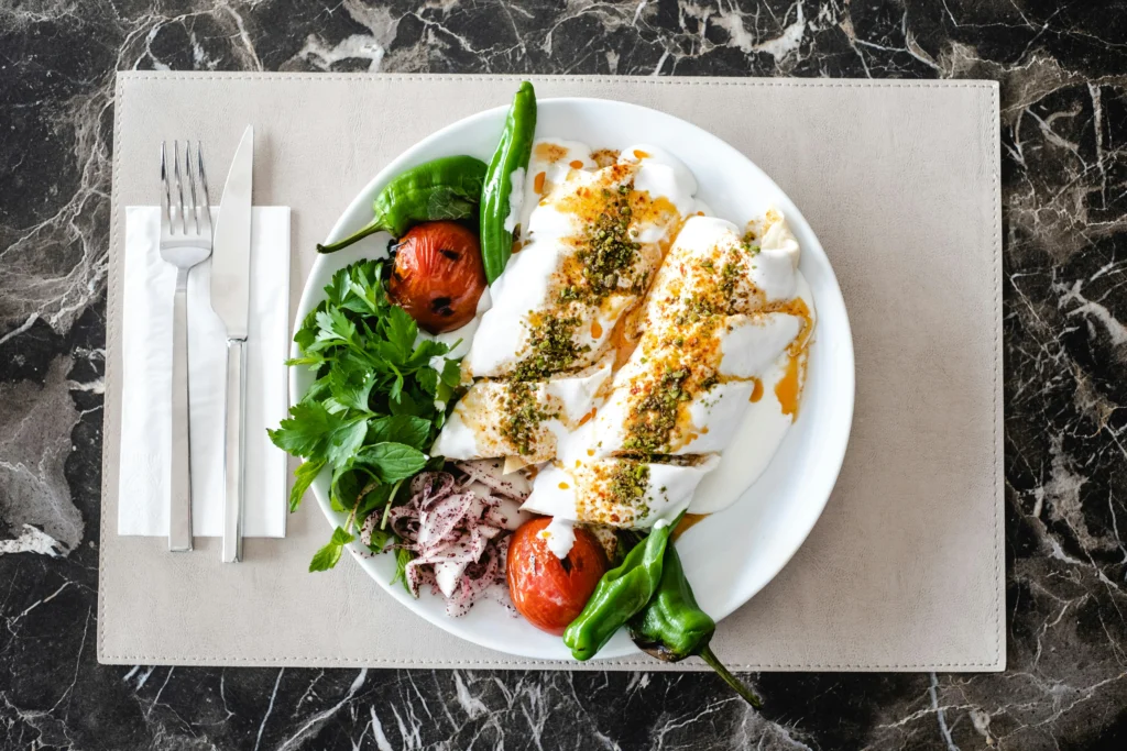 Crispy Spiced Lentil Kebabs with Fresh Herbs and Yogurt Dip – A Flavorful Vegetarian Street Food Delight