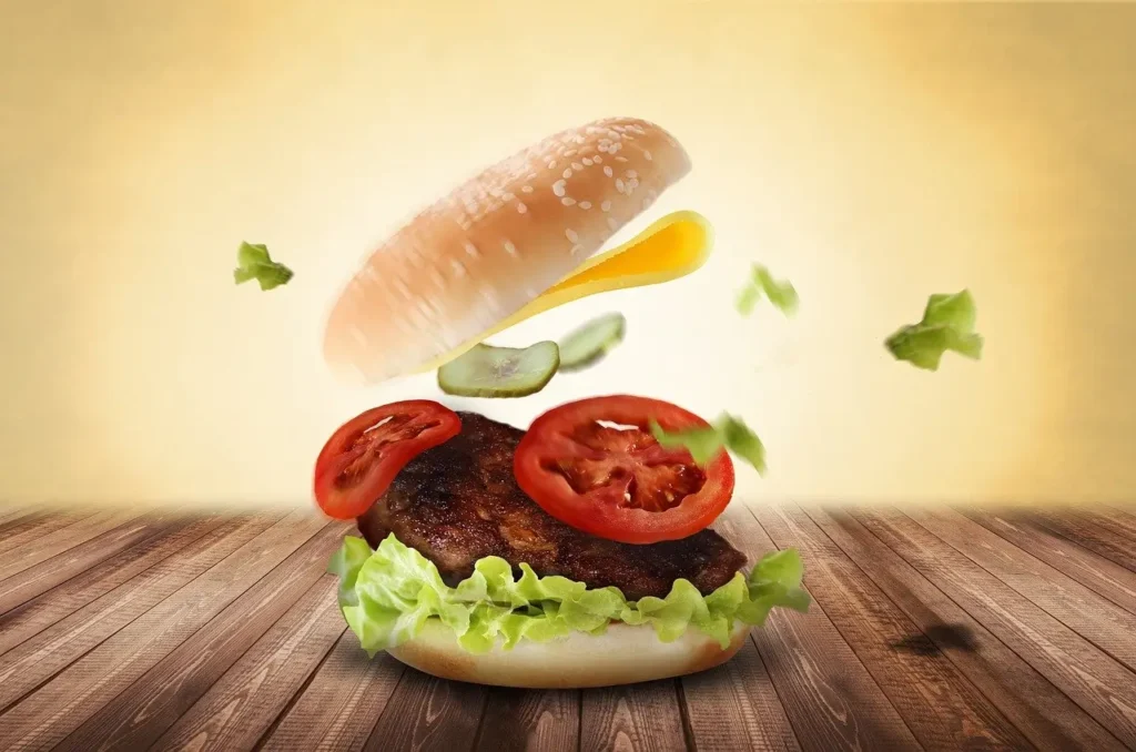 Preparing the Burger Base-Crispy Veggie Burger