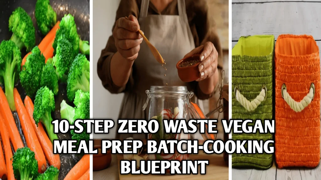 10-Step Zero Waste Vegan Meal Prep Batch‑Cooking Blueprint-healthyeatstoday.com