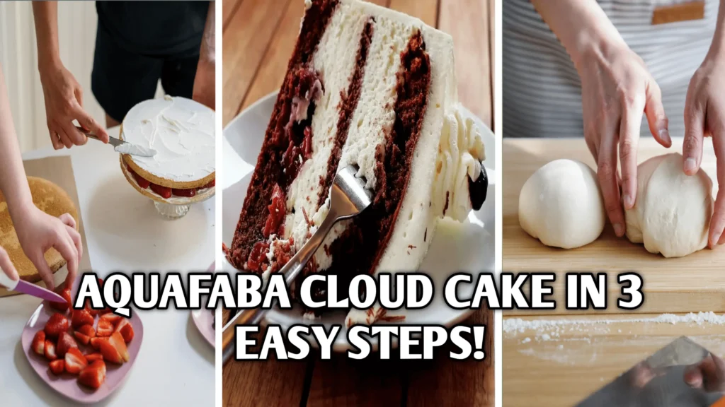 Aquafaba Dessert Recipe Cloud Cake in 3 Easy Steps – Vegan & Trending-healthyeatstoday.com