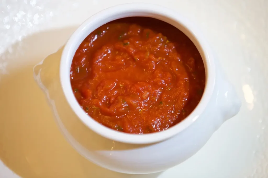 Simmering Flavorful Homemade Pizza Sauce